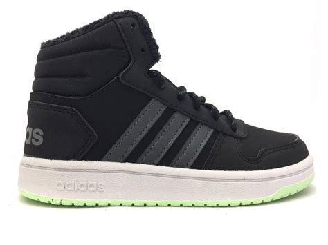 zwarte adidas sneakers hoops mid 2.0 mid kids|adidas Hoops 2.0 Mid Shoes .